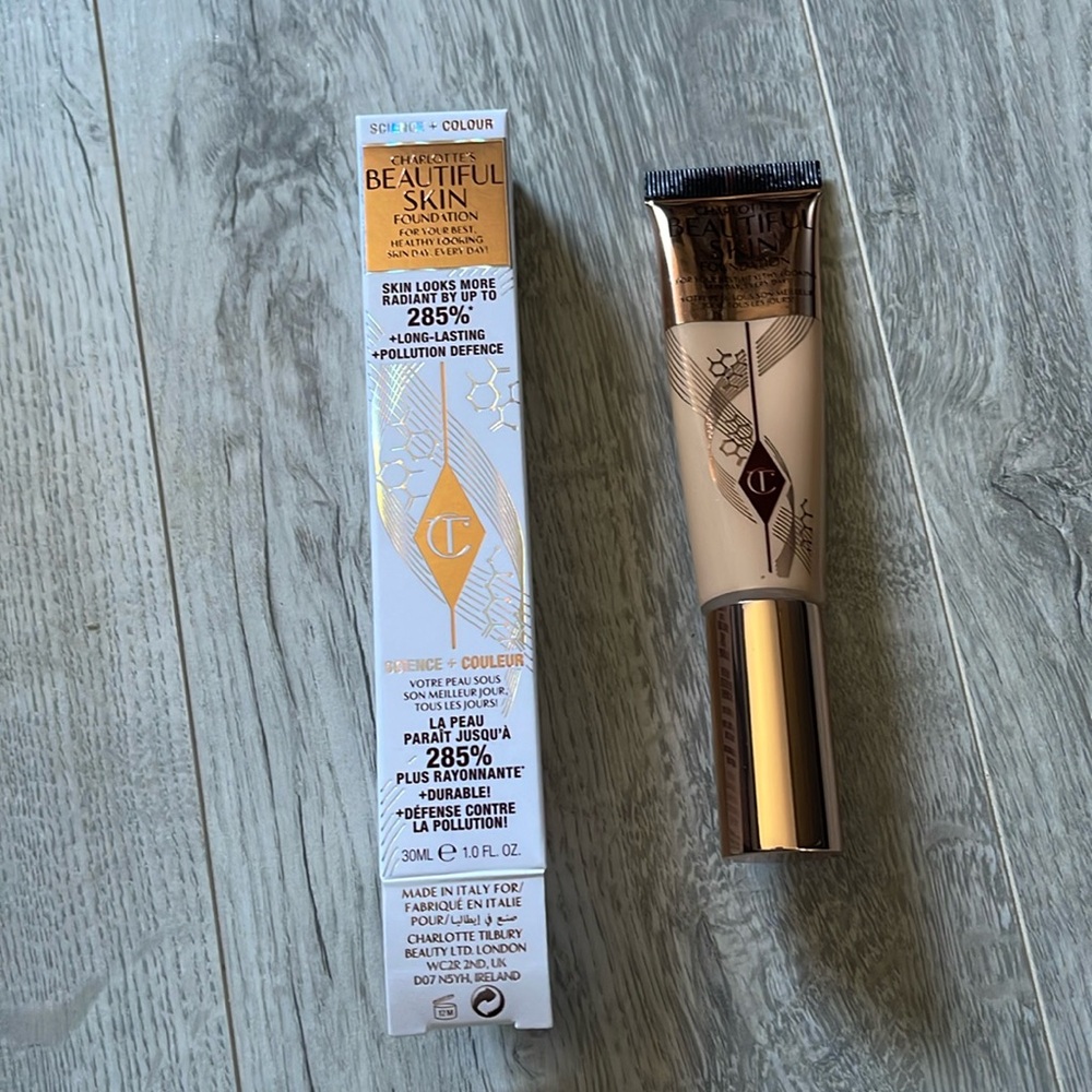 Charlotte Tilbury beautiful skin foundation no 4 neutral